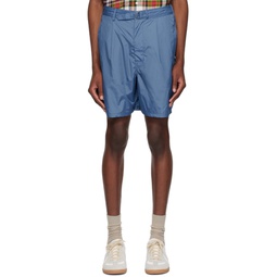 Blue Belted Shorts 231398M193006