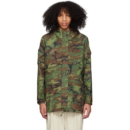 Khaki Camouflage Jacket 231398M180005