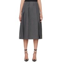 Gray Serra Midi Skirt 241868F092001