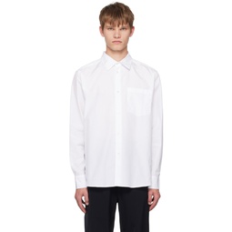 White Volume Shirt 232031M192001