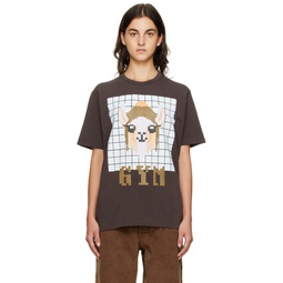Brown Llama T Shirt 222474F097006