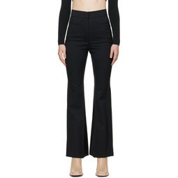 Black Flared Trousers 222726F087000