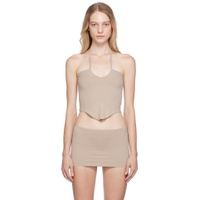 SSENSE Exclusive Taupe Camisole 232557F111004