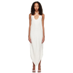 SSENSE Exclusive White Alba Midi Dress 222557F054004