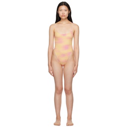 Yellow Valkiria One Piece Swimsuit 232557F103000