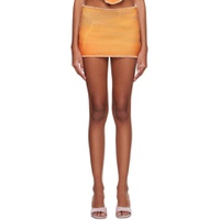 SSENSE Exclusive Orange Emilia Miniskirt 222557F090003