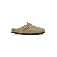 Taupe Regular Boston Soft Footbed Loafers 241513M231024