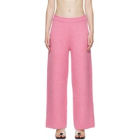 Pink Brushed Trousers 222680F087005