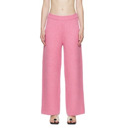 Pink Brushed Trousers 222680F087005