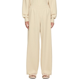 Off White Drawstring Trousers 231680F087006