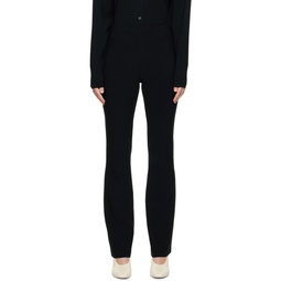 Black Bootcut Trousers 222680F087003