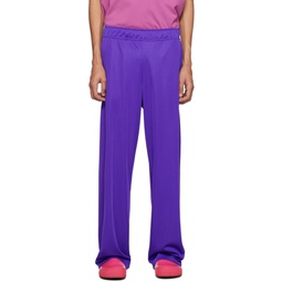Purple Loose Fit Track Pants 231950M190000