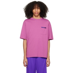 Purple Pocket T Shirt 231950M213007