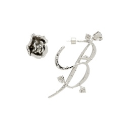 Silver B Earrings 241901F022003