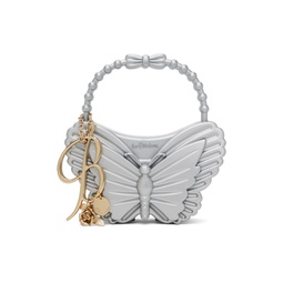 Silver forBitches Edition Butterfly Shaped Bag 241901F046021