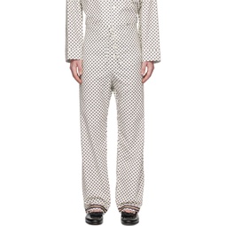 Off White Petit Motifs Pyjama Pants 231169M191009