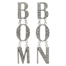 Silver Diamond Bonbom Earrings 222253F022000