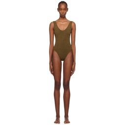 Brown Mara Swimsuit 241559F103004