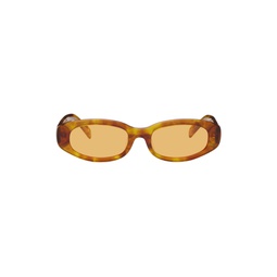Brown Plum Plum Sunglasses 241067F005012