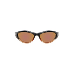 SSENSE Exclusive Black   Orange Angel Sunglasses 241067F005046