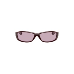 Burgundy Piccolo Sunglasses 241067M134012