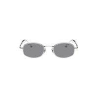 Silver   Black Bicycle Sunglasses 241067M134022