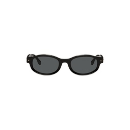 Black Roller Coaster Sunglasses 232067M134014