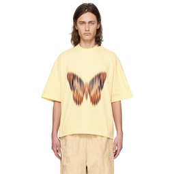 Yellow Butterfly T Shirt 241945M213000