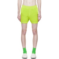 Green Bobbles Shorts 231945M193001