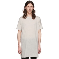 Grey Cotton T Shirt 221616M213006