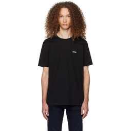 Black Bonded T Shirt 241085M213042