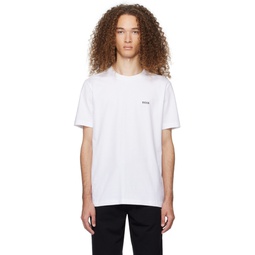 White Bonded T Shirt 241085M213043