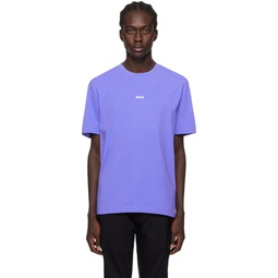 Purple Bonded T Shirt 241085M213039