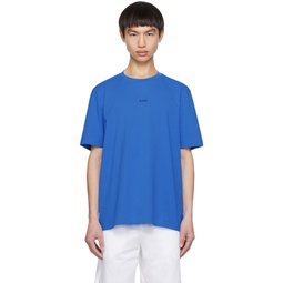 Blue Relaxed Fit T Shirt 232085M213015