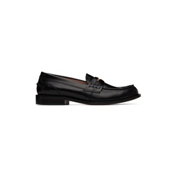 Black Erin Loafers 222085F121000