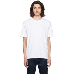 White Graphic T Shirt 241085M213077