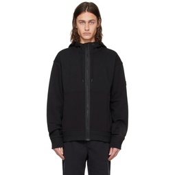 Black Relaxed Fit Hoodie 241085M202040
