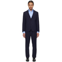 Navy Slim Fit Suit 241085M196004