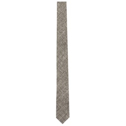 Grey Slim Tie 232085M158001