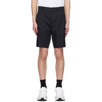 Black Slim Fit Shorts 231085M193038