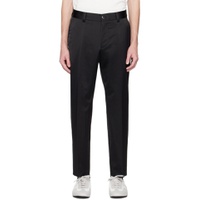 Black Creased Trousers 231085M191000