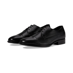 Mens BOSS Colby Smooth Leather Derby Dress Shoes