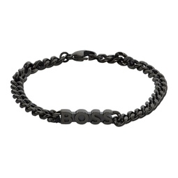 Gunmetal Chain Bracelet 232085M142002