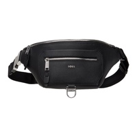 Black D-Ring Belt Bag 241085M171001