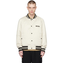 Off-White Stripes Insulated Bomber Jacket 231085M180032