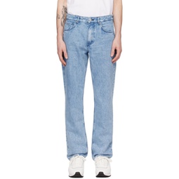 Blue Relaxed-Fit Jeans 241085M186016