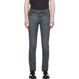 Gray Slim-Fit Jeans 241085M186005