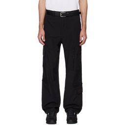 Black Pocket Cargo Pants 241085M188005