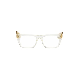 Yellow Square Glasses 241798F004000