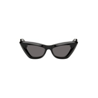 Black Pointed Cat Eye Sunglasses 241798F005032